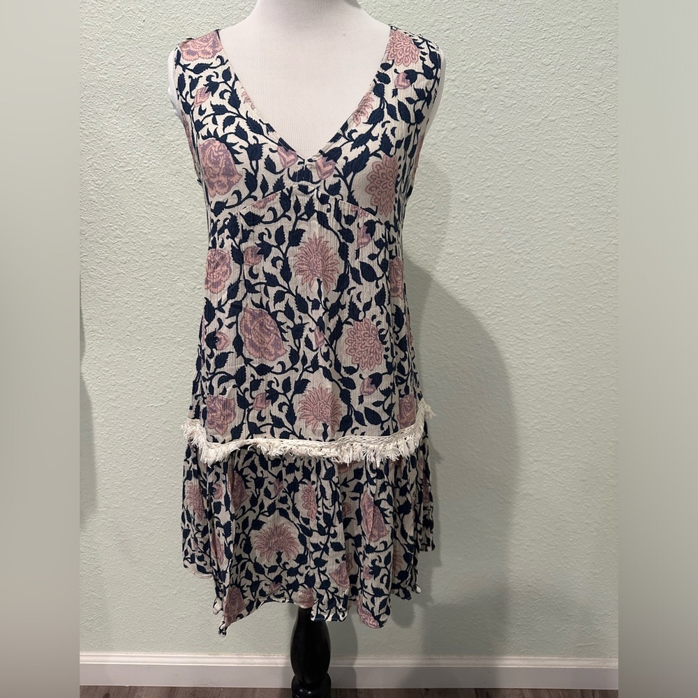 American Eagle Outfitters Dresses Short Mini Dress Tunic V Neck Gauzy
